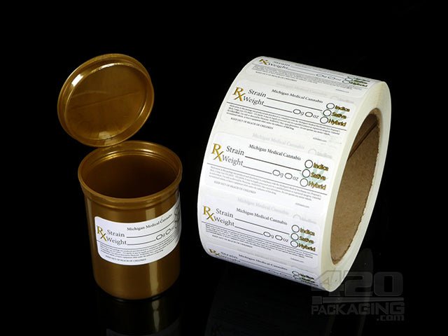 Michigan Rx Labels 1000/Roll - 3