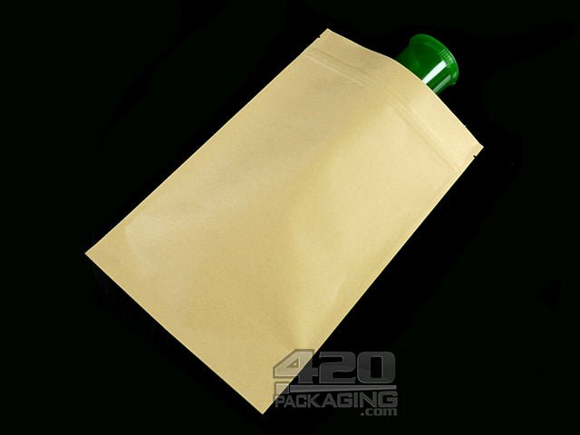 Kraft-Kraft 7" x 11" Mylar Stand Up Pouch Zip Bags 1000/Box - 3