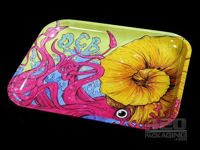 OCB Large Cephalopod Rolling Tray - 1