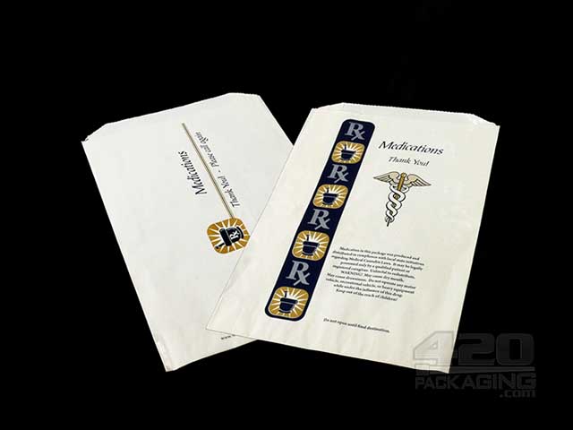 Large Paper Medication Exit Bags 1000/Box - 1