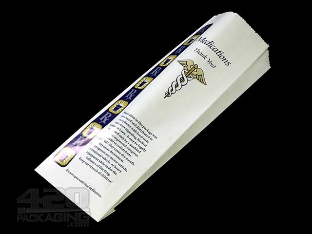 Small Paper Medication Exit Bags 1000/Box - 3