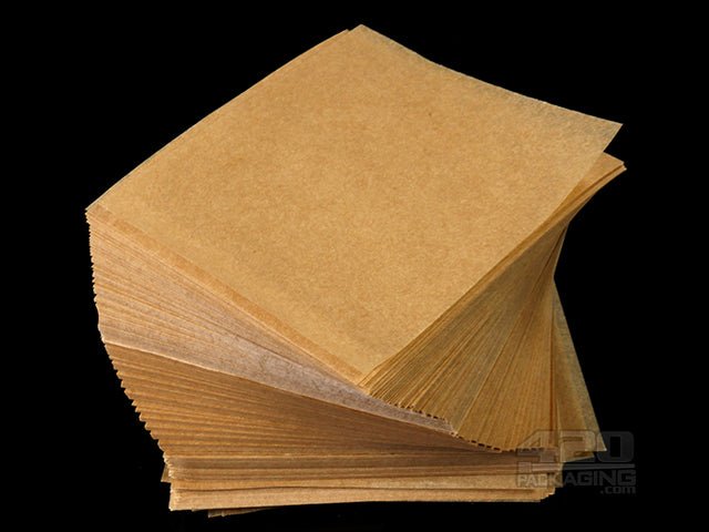 Natural Brown 4x4 Inch Pre-Cut Parchment Paper 1000-Box - 4