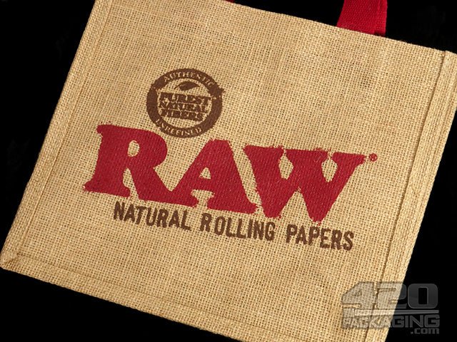 RAW Burlap Tote Bag - 3