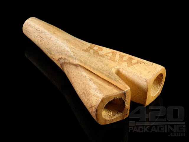 Raw Double Barrel Cone Holder In 3 Sizes DB 1 1/4 Size - 3