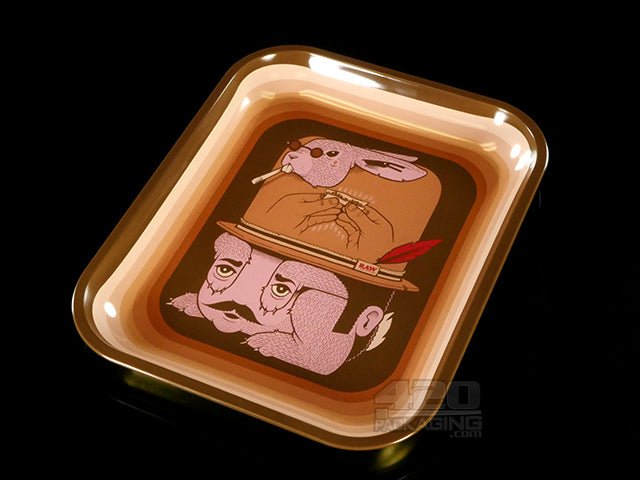 RAW J.Fish Collectors Design Large Metal Rolling Tray 1/Box - 1