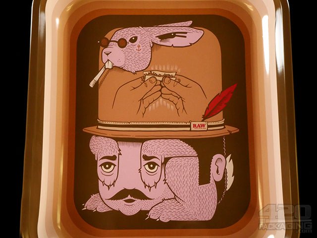 RAW J.Fish Collectors Design Large Metal Rolling Tray 1/Box - 3