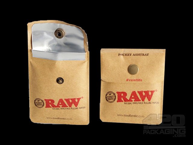 RAW Pocket Ash Tray 10/Box - 2