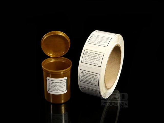 California Regulation Prop. 65 Warning Labels 1000/Roll - 3