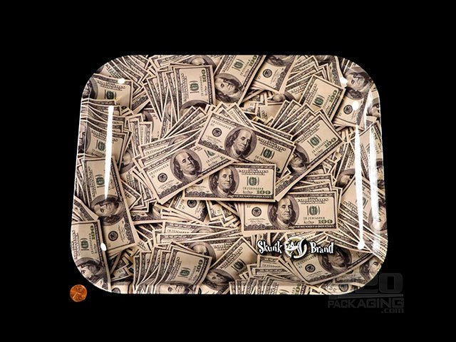 Skunk Brand Large Metal Rolling Tray 1/Box - 2