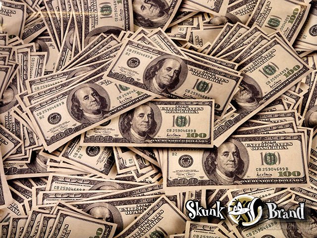 Skunk Brand Large Metal Rolling Tray 1/Box - 3