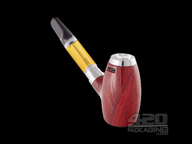 Variable Voltage "Old Man's Pipe" Shaped Vape Cartridge Battery | 900mah - Redwood Wood - 510 Thread - 4