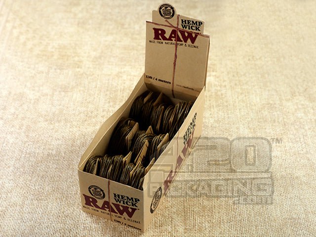 Raw Hemp Wick Large Bundles 4 Meters - 3