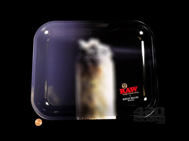 RAW X Bentley Rolling Design Large Metal Rolling Tray 1/Box - 2