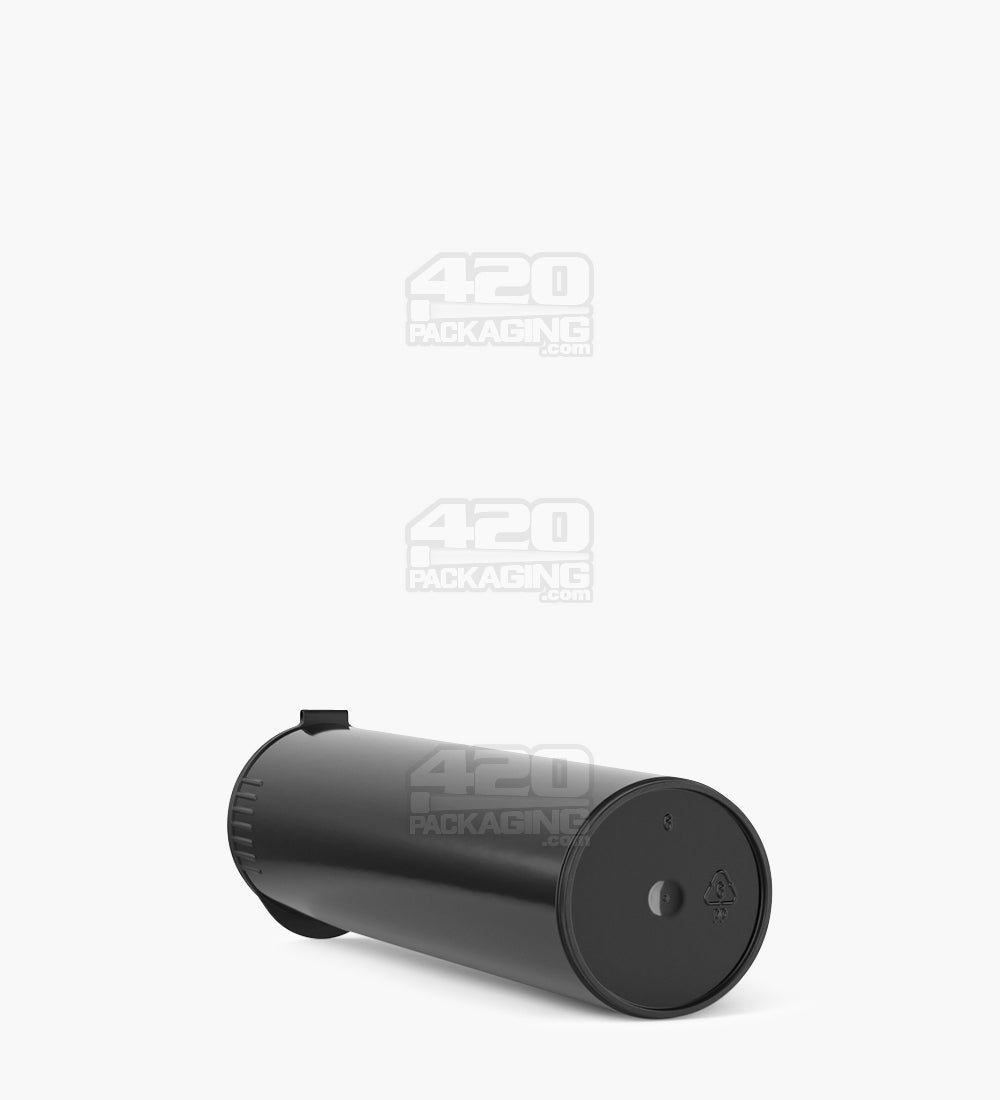 Child Resistant | King Size Pop Top Opaque Wide Multi Plastic Pre-Roll Tubes | 116mm - Black - 250 Count