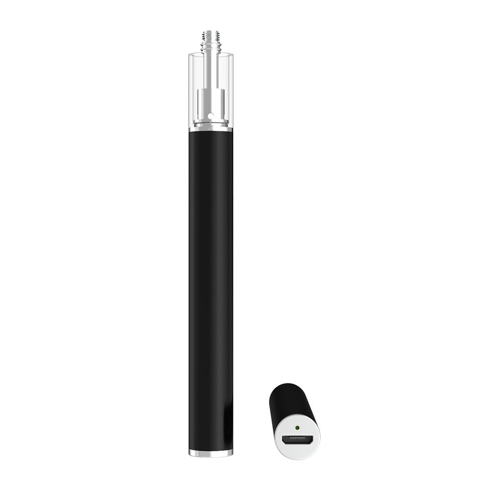 AVD | Black Rechargeable Disposable Vape Pen with 1mm Aperture | 0.5mL - 180 mAh - 100 Count - 1