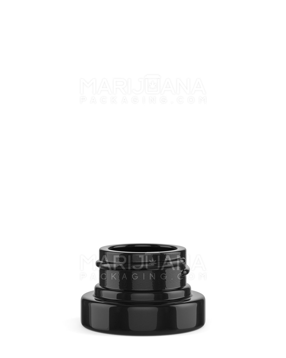 Glossy Black Glass Concentrate Containers | 28mm - 5mL - 504 Count - 1