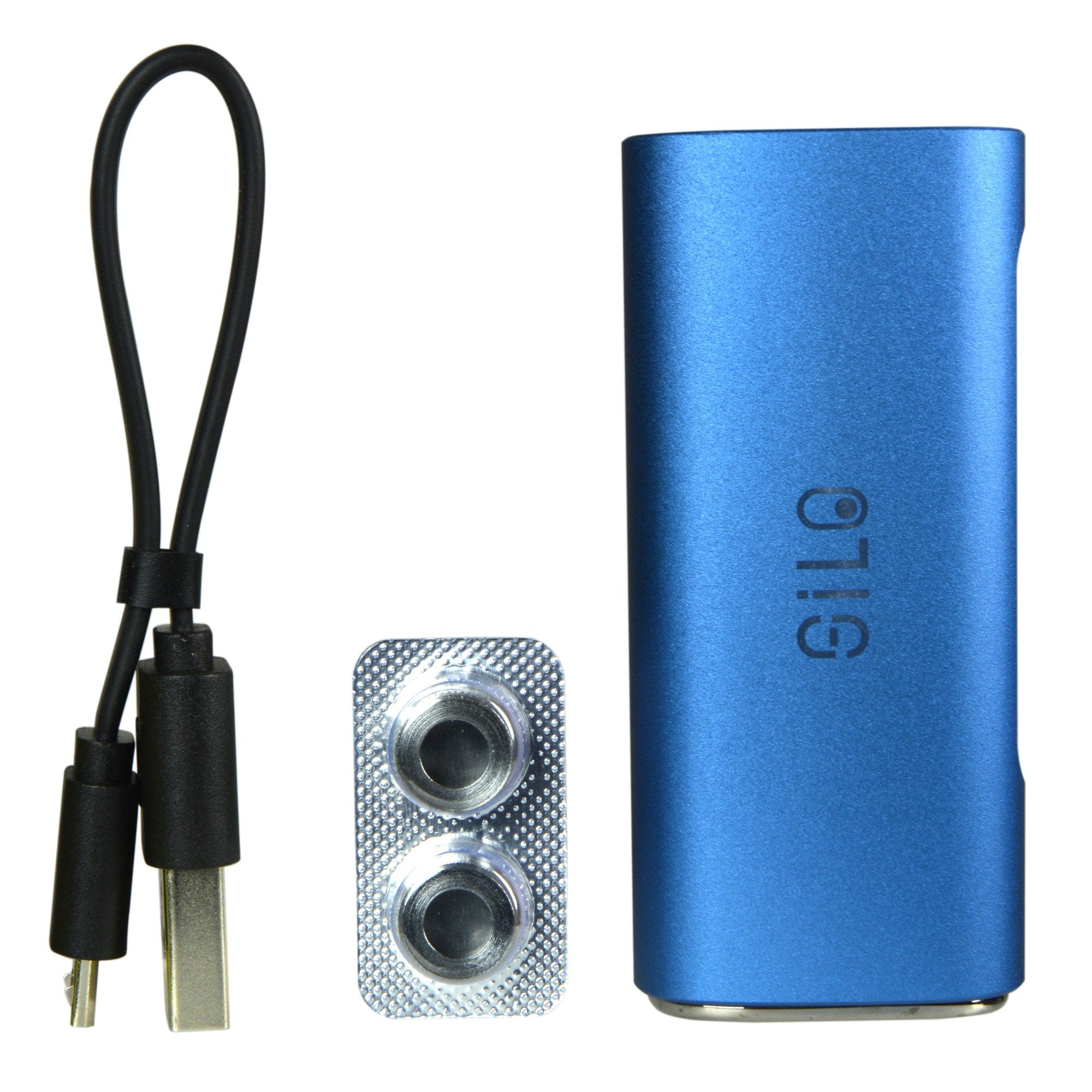 CCELL | Silo Vape Battery with USB Charger | 500mAh - Blue - 510 Thread - 2