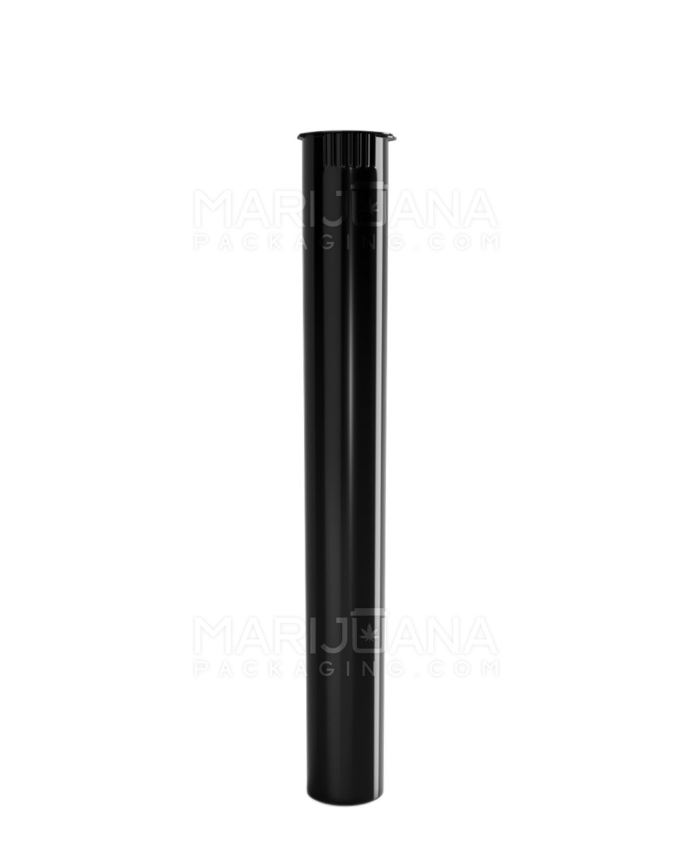 Child Resistant | King Size Pop Top Opaque Plastic Pre-Roll Tubes | 150mm - Black - 1400 Count - 2