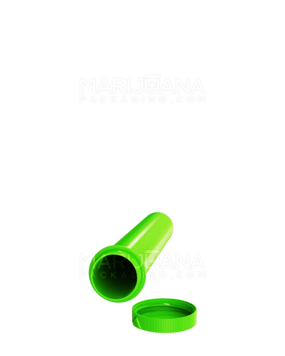 Child Resistant | ‘Line-Up Arrow’ Pre-Roll Tubes | 94mm - Opaque Green Plastic - 750 Count - 4