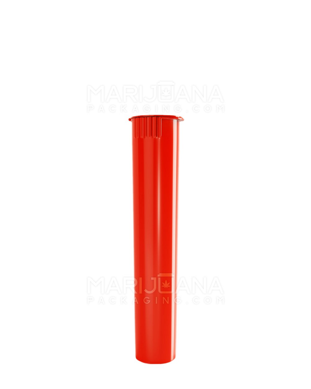 Child Resistant | Pop Top Opaque Plastic Pre-Roll Tubes | 95mm - Red - 1000 Count - 2