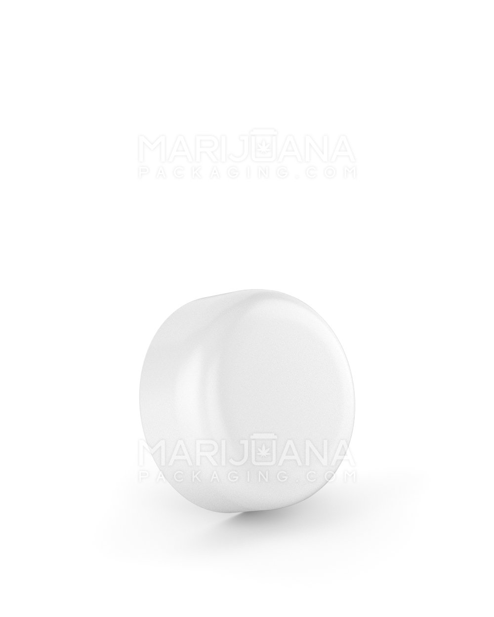 Child Resistant | Smooth Push Down & Turn Plastic Caps w/ Foam Liner | 29mm - Semi Gloss White - 504 Count - 1