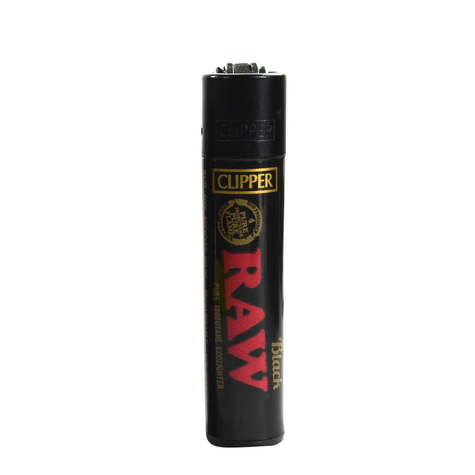 CLIPPER | 'Retail Display' Lighter RAW Logo Black & Gold - 48 Count - 2