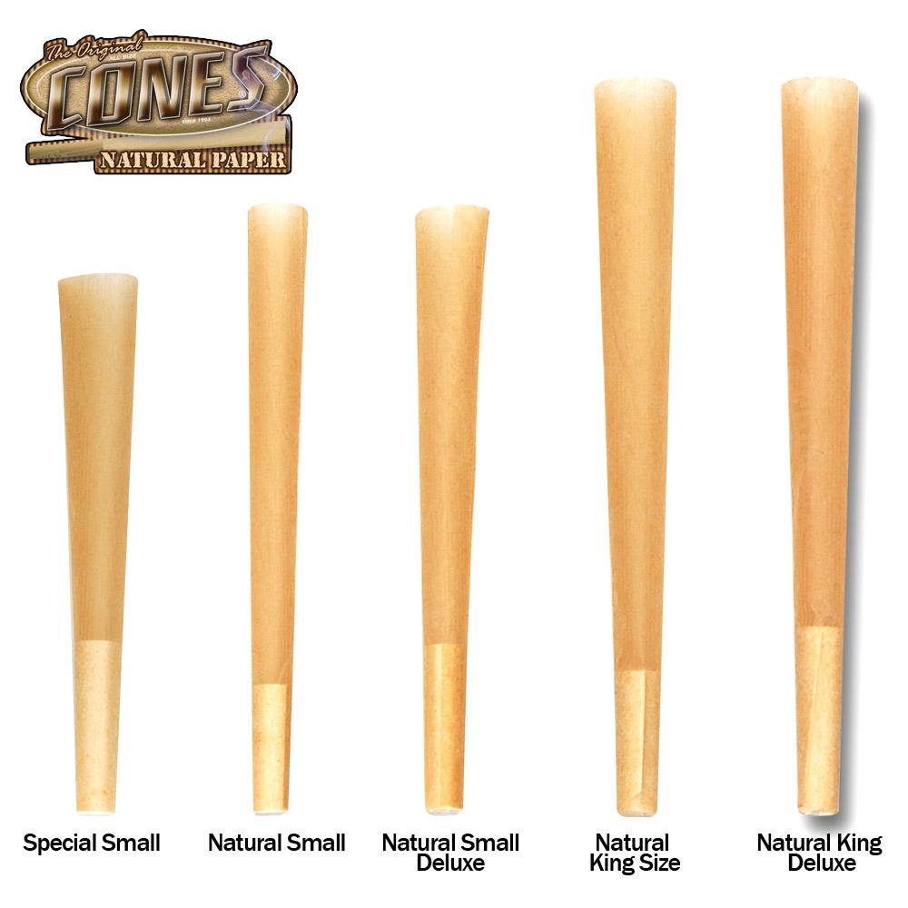 CONES | Natural King Deluxe Pre-Rolled Cones | 109mm - Unbleached Paper - 800 Count - 4