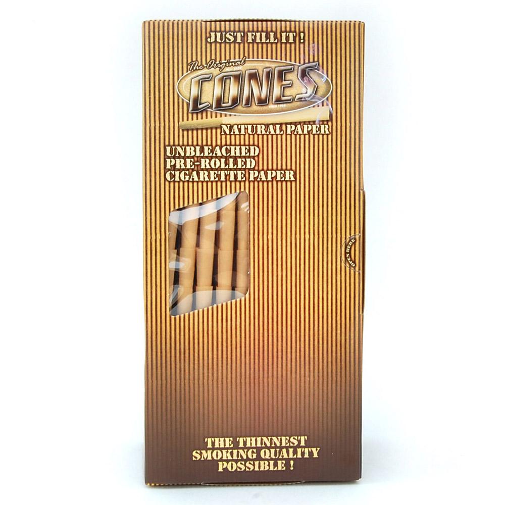 CONES | Natural King Deluxe Pre-Rolled Cones | 109mm - Unbleached Paper - 800 Count - 2