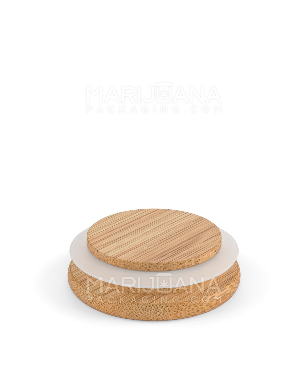 Glass Jar with Wooden Lid | 10oz - 80 Dram - 80 Count - 11