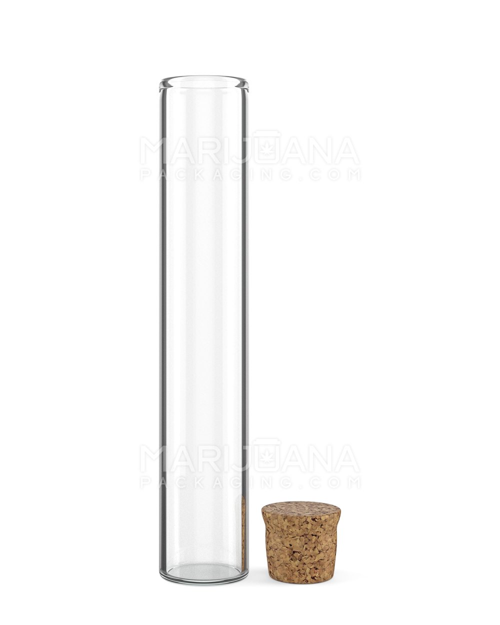 Glass Pre-Roll Tube with Cork Top | 120mm - Clear Glass - 640 Count - 3