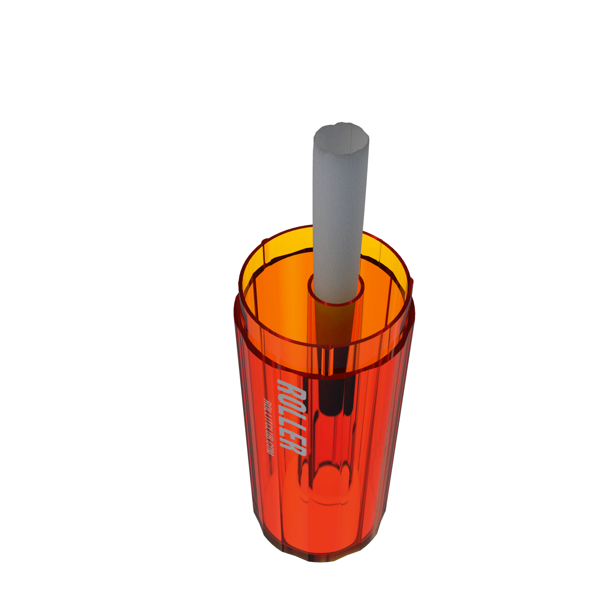 HIGHROLLER | Magnetic Plastic Grinder w/ Storage | 4 Piece - 38mm - Red - 9