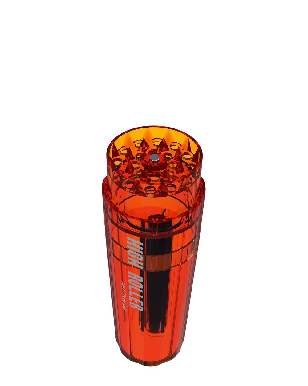 HIGHROLLER | Magnetic Plastic Grinder w/ Storage | 4 Piece - 38mm - Red - 7