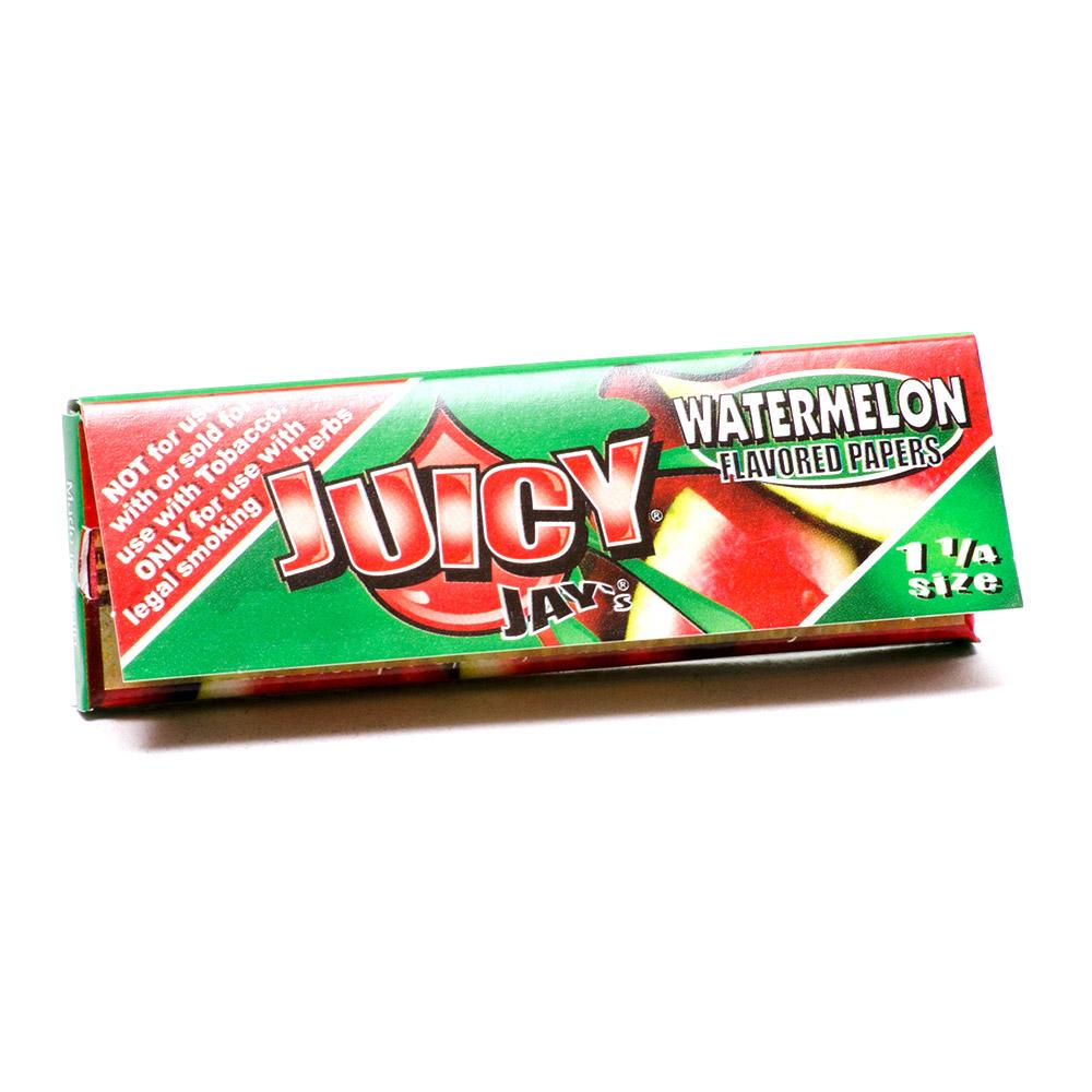 JUICY JAY'S | 'Retail Display' 1 1/4 Size Hemp Rolling Papers | 76mm - Watermelon - 24 Count - 3