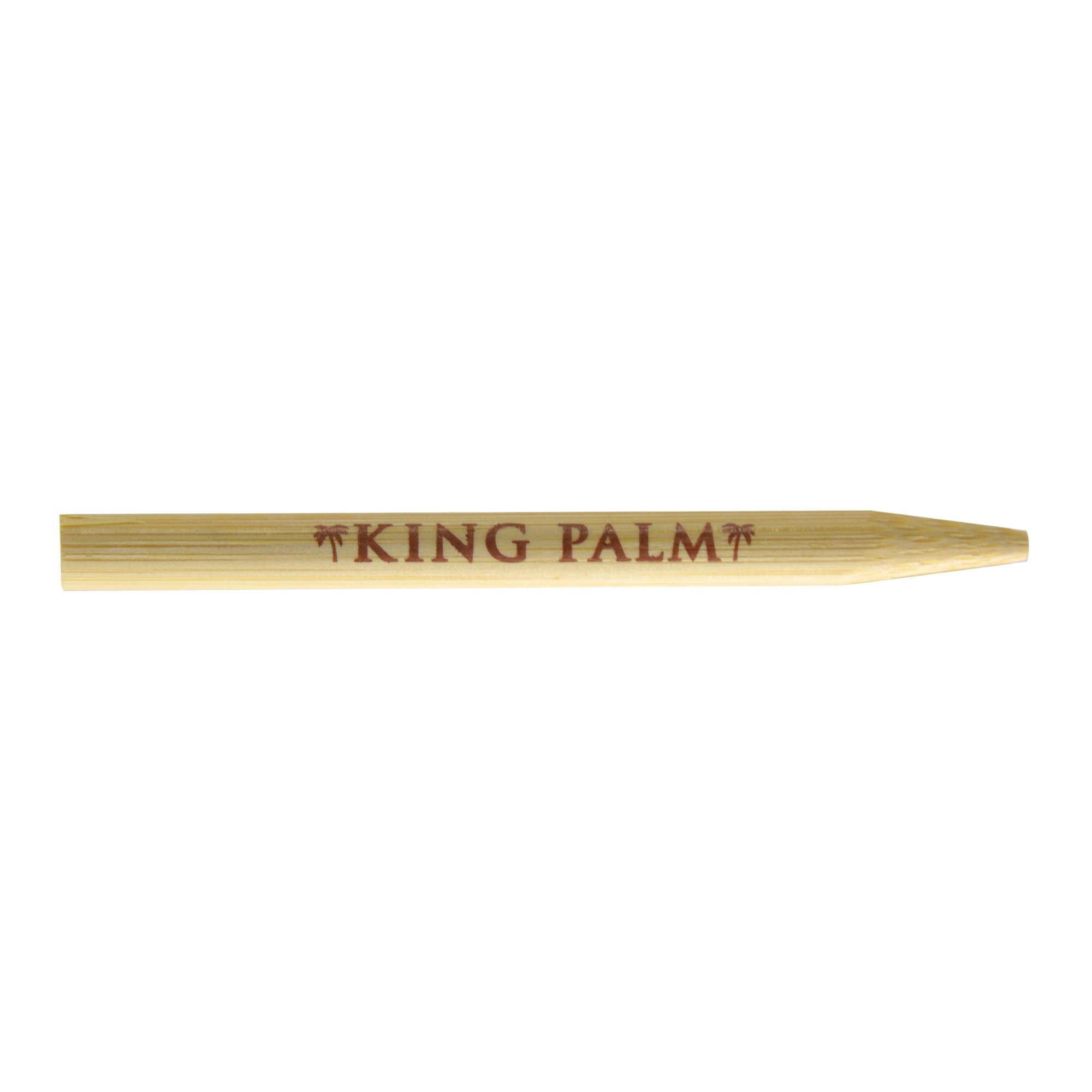 KING PALM | 'Retail Display' Slim Rolled Blunt Wrap Packs | 104mm - Natural Leaf - 8 Count - 6