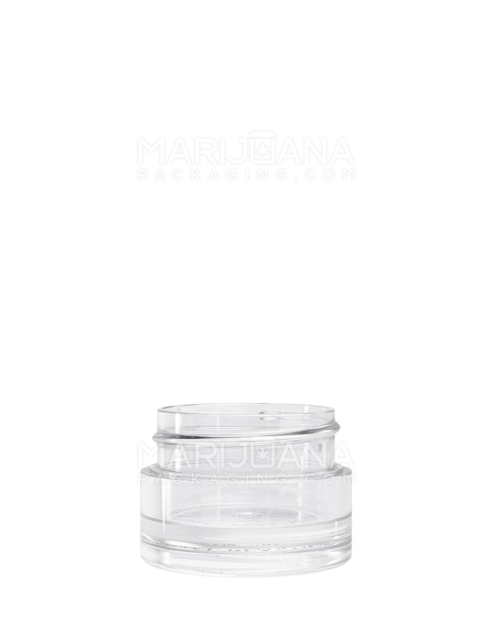 Clear Thick Wall Container w/ Screw Top Cap | 3.7mL - Plastic - 1300 Count - 3