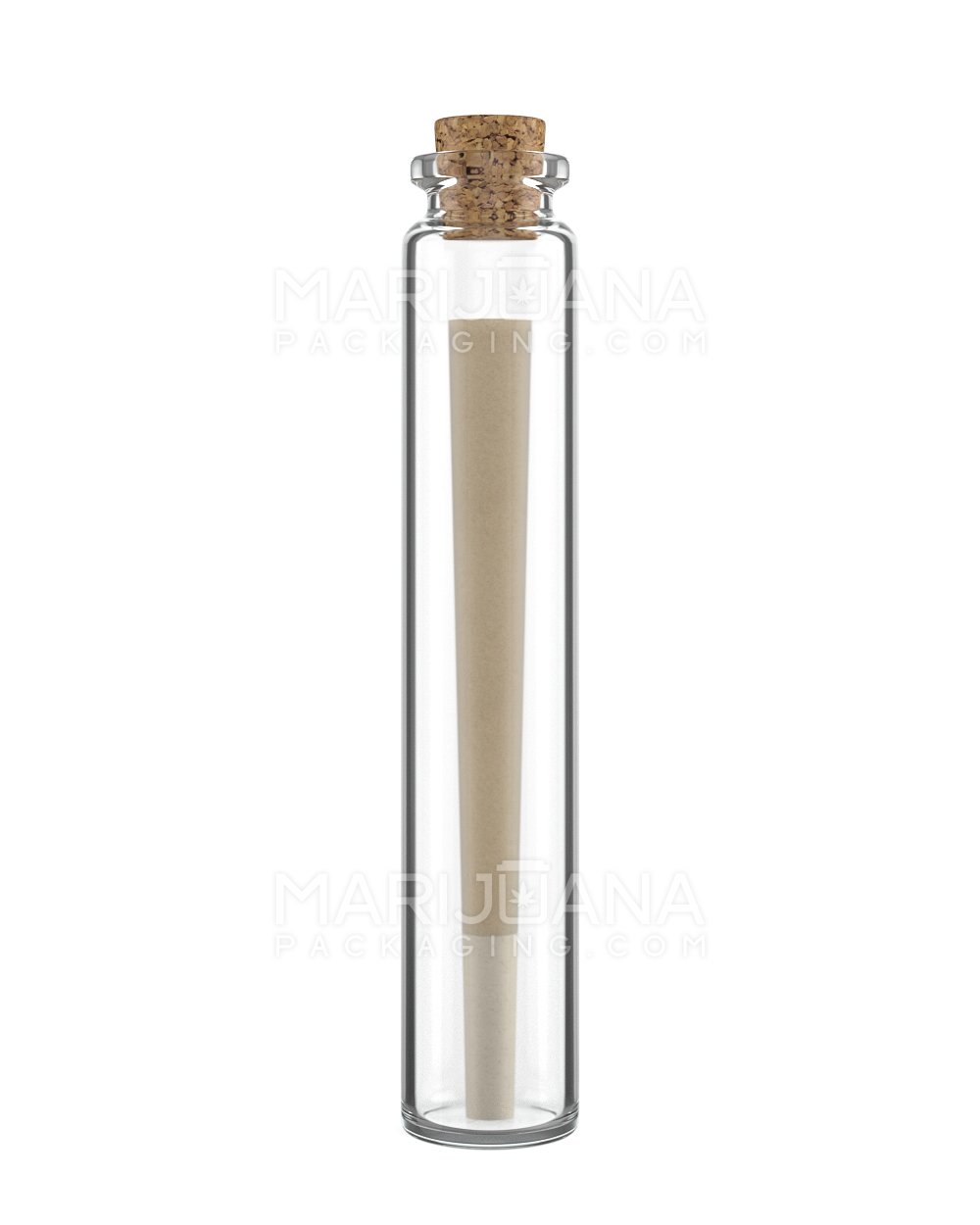 Glass Pre-Roll Tube with Cork Top | 120mm - Clear Glass - 586 Count - 2