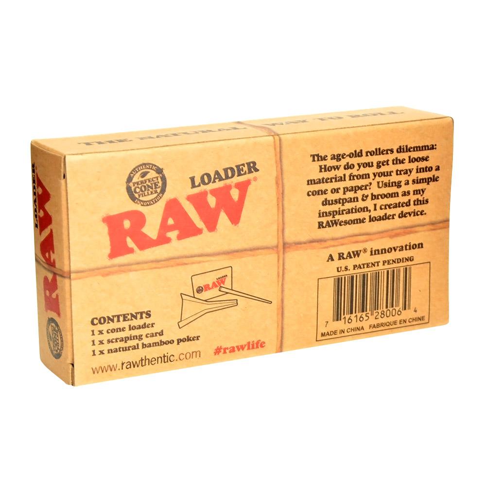RAW | 98 Special & King Size Cone Loader w/ Scraping Card & Bamboo Poker - 5