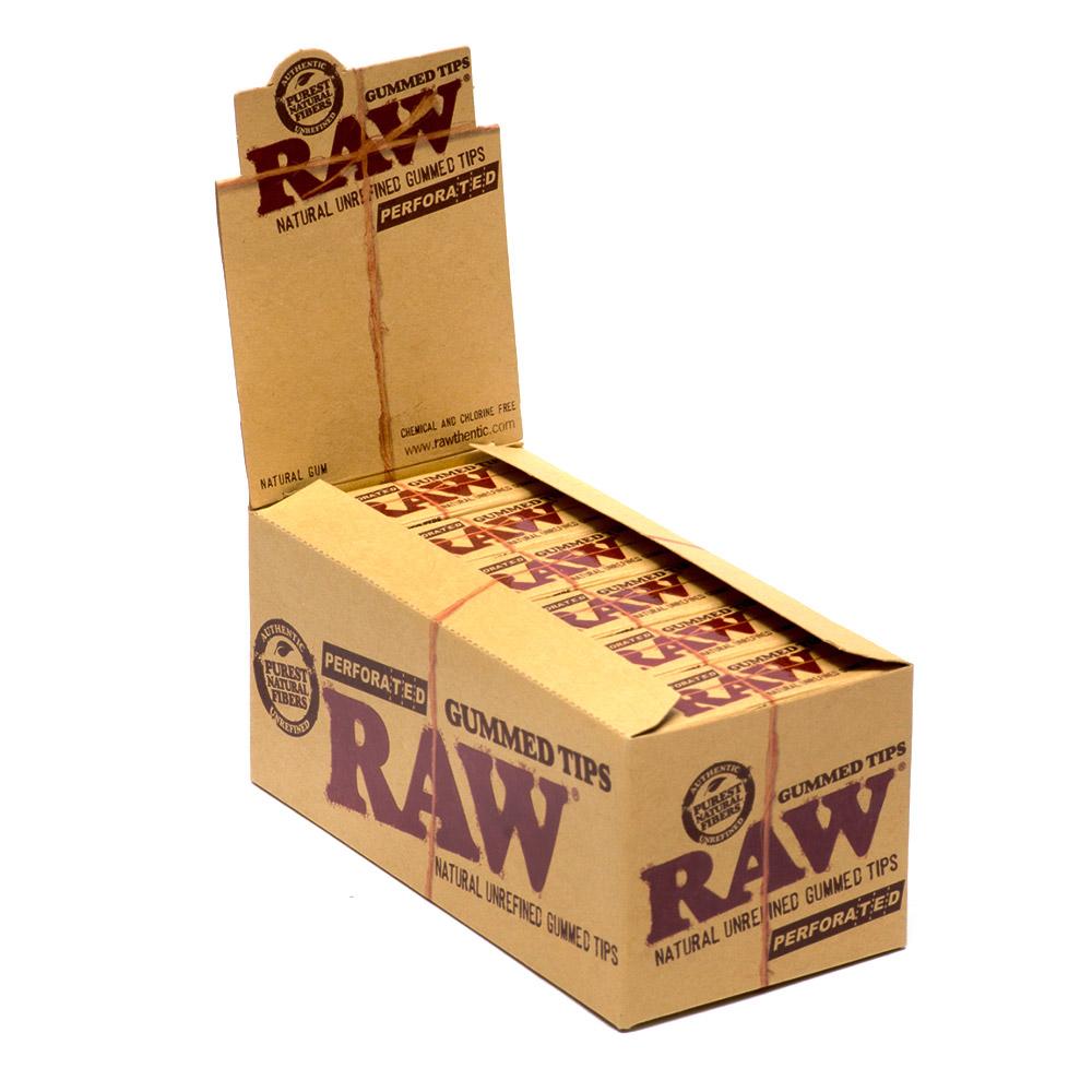 RAW Perforated Gummed Tips - 24 Count - 2