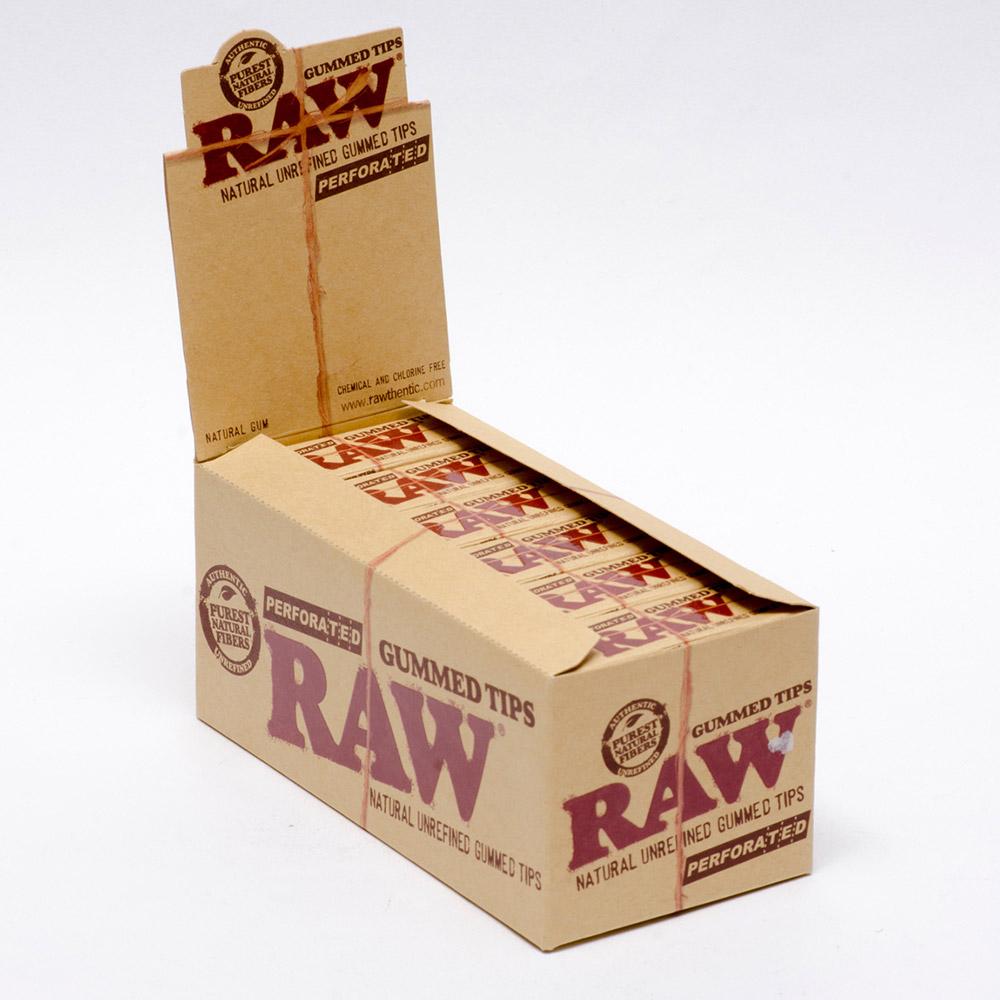 RAW Perforated Gummed Tips - 24 Count - 5