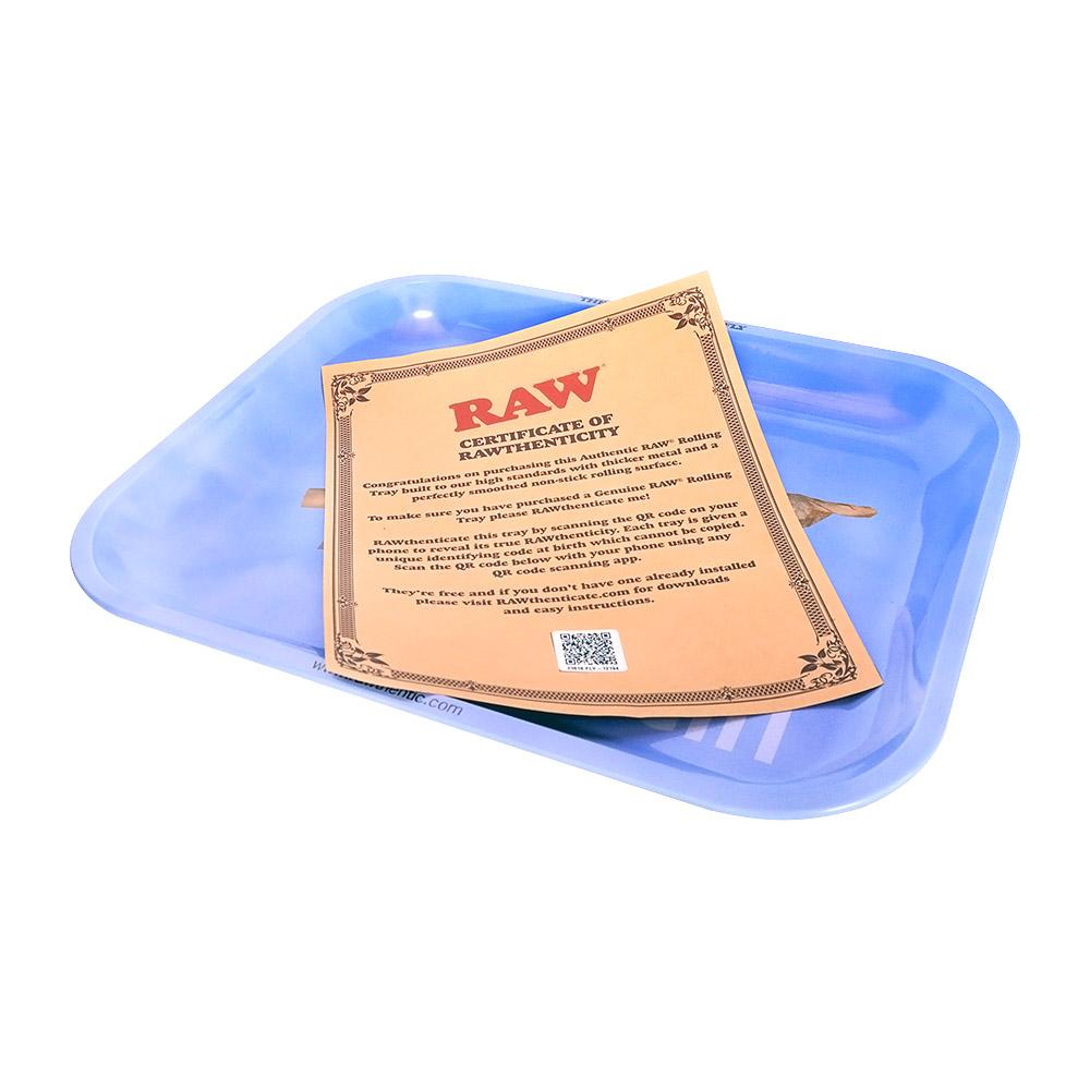 RAW | Prepare for Flight Rolling Tray | 13in x 11in - Large - Metal - 4