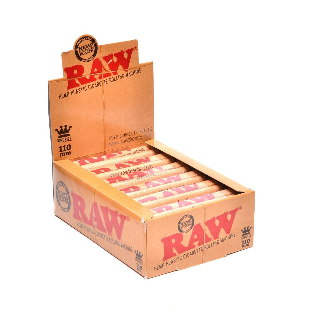 RAW | 'Retail Display' Rolling Paper Machine | 110mm - Hemp Plastic - 12 Count - 1