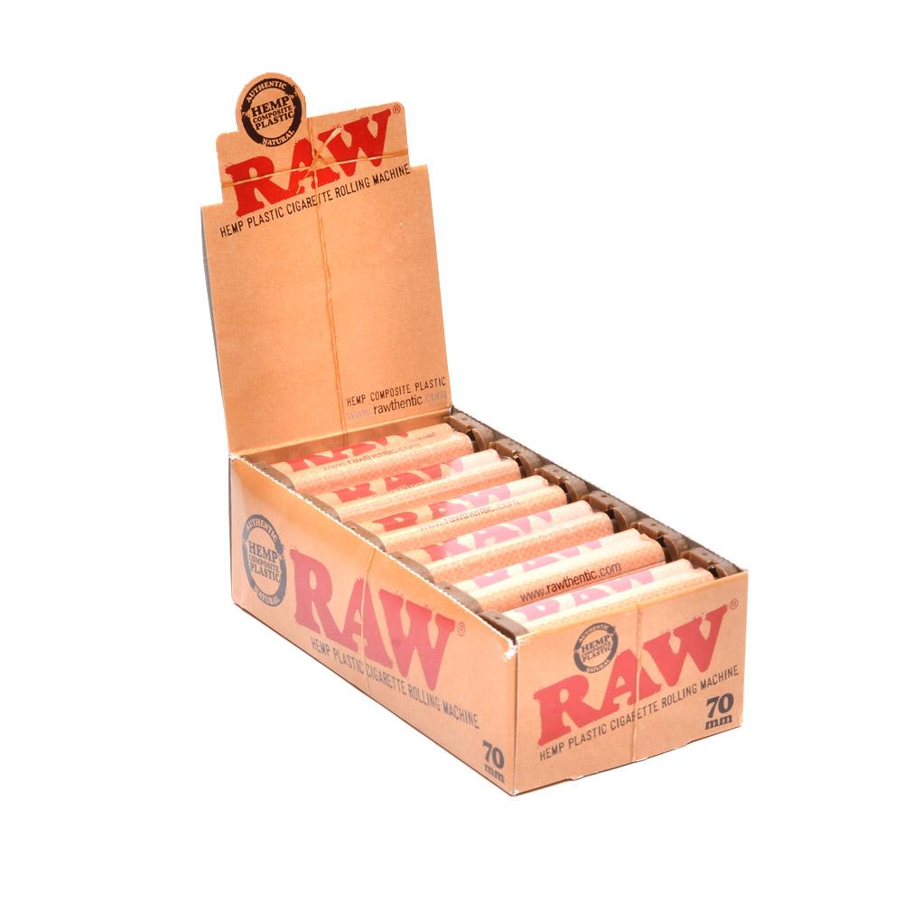 RAW | 'Retail Display' Rolling Paper Machine | 70mm - Hemp Plastic - 12 Count - 1