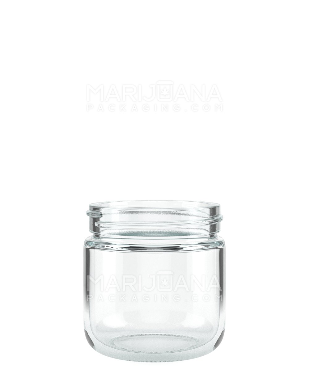 Rounded Base Clear Glass Jars | 53mm - 2.5oz - 32 Count - 1