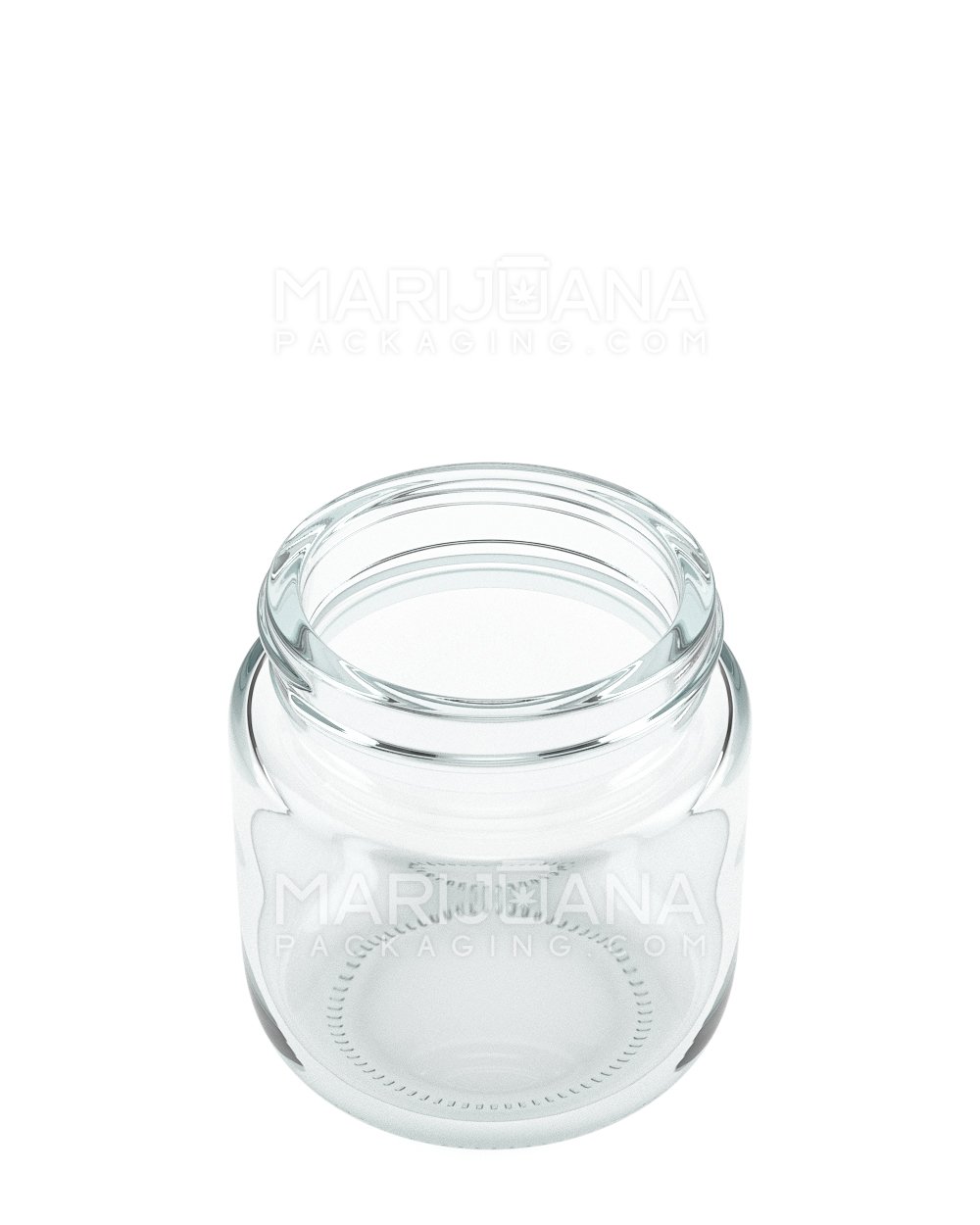 Rounded Base Clear Glass Jars | 53mm - 3.75oz - 32 Count - 2