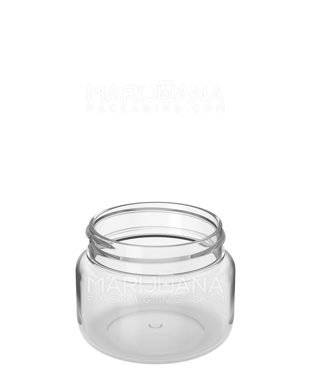 Rounded Base Clear Plastic Jars | 53mm - 2.5oz - 600 Count - 2