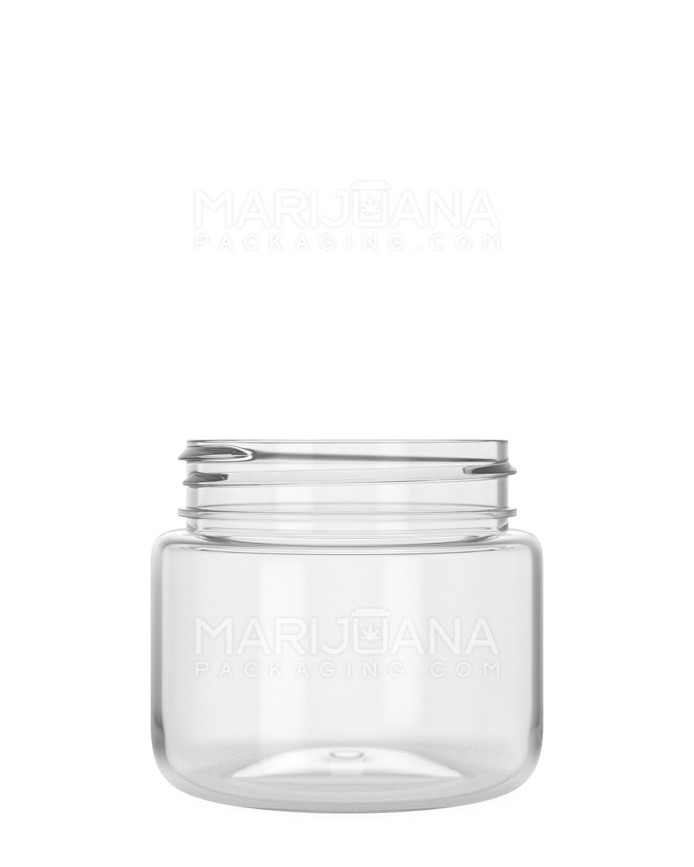 Rounded Base Clear Plastic Jars | 53mm - 3.75oz - 600 Count - 1