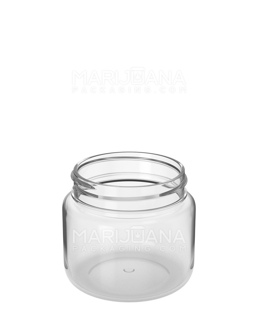 Rounded Base Clear Plastic Jars | 53mm - 3.75oz - 600 Count - 2