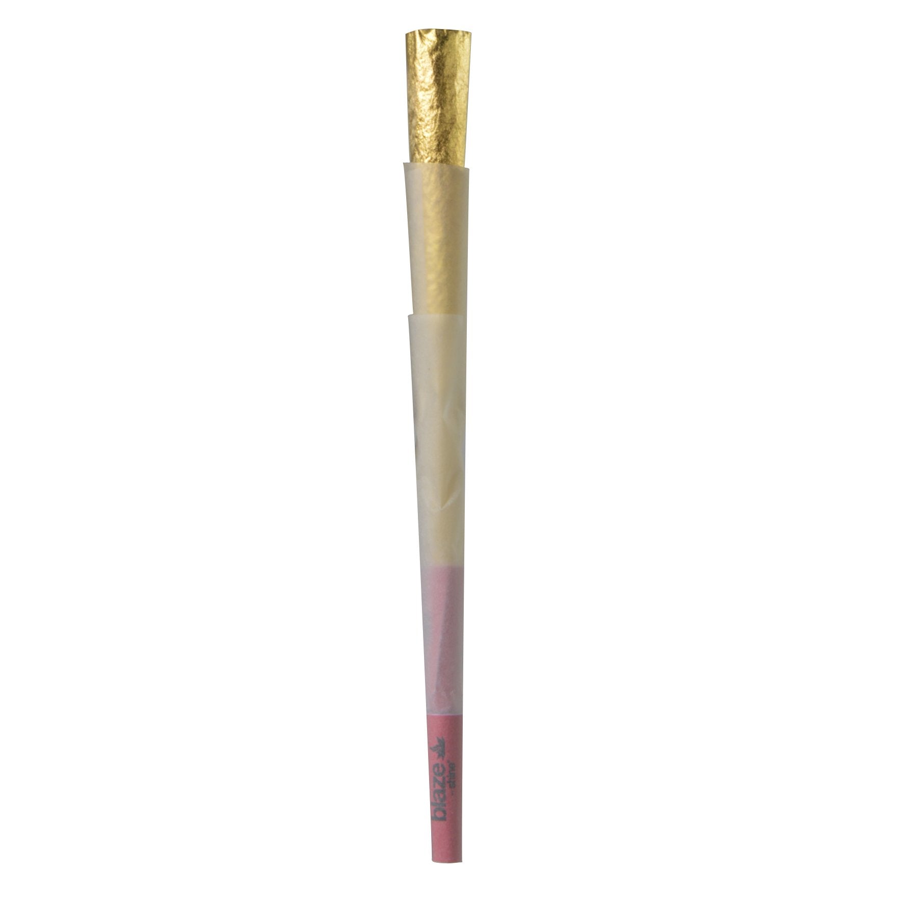 SHINE | 24K Gold Midas King Size Pre-Rolled Cone | 98mm - Edible Gold - 1 Count - 2