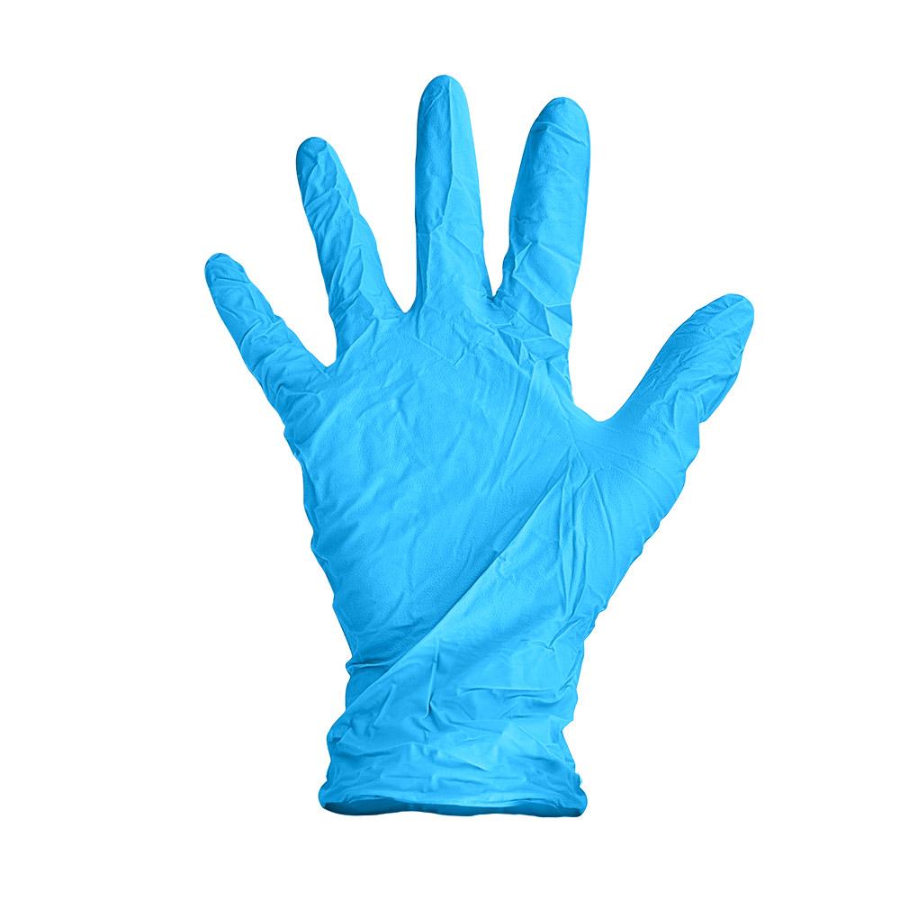 SKINTX | Powder-Free Disposable Gloves | Blue - Nitrile - 100 Count - 2