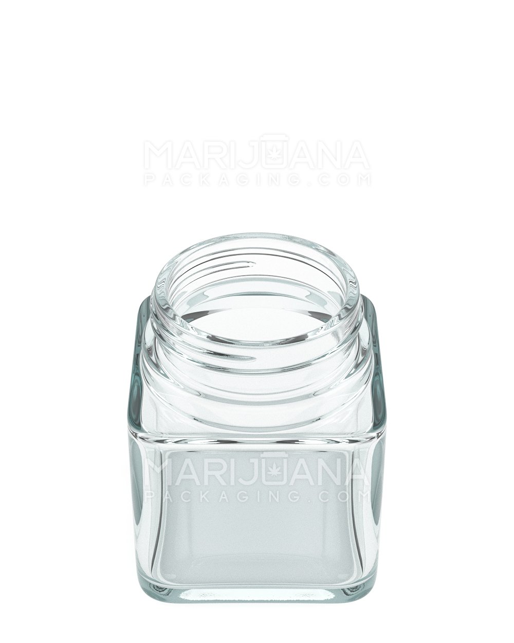 Square Clear Glass Jars | 46mm - 3oz - 80 Count - 3